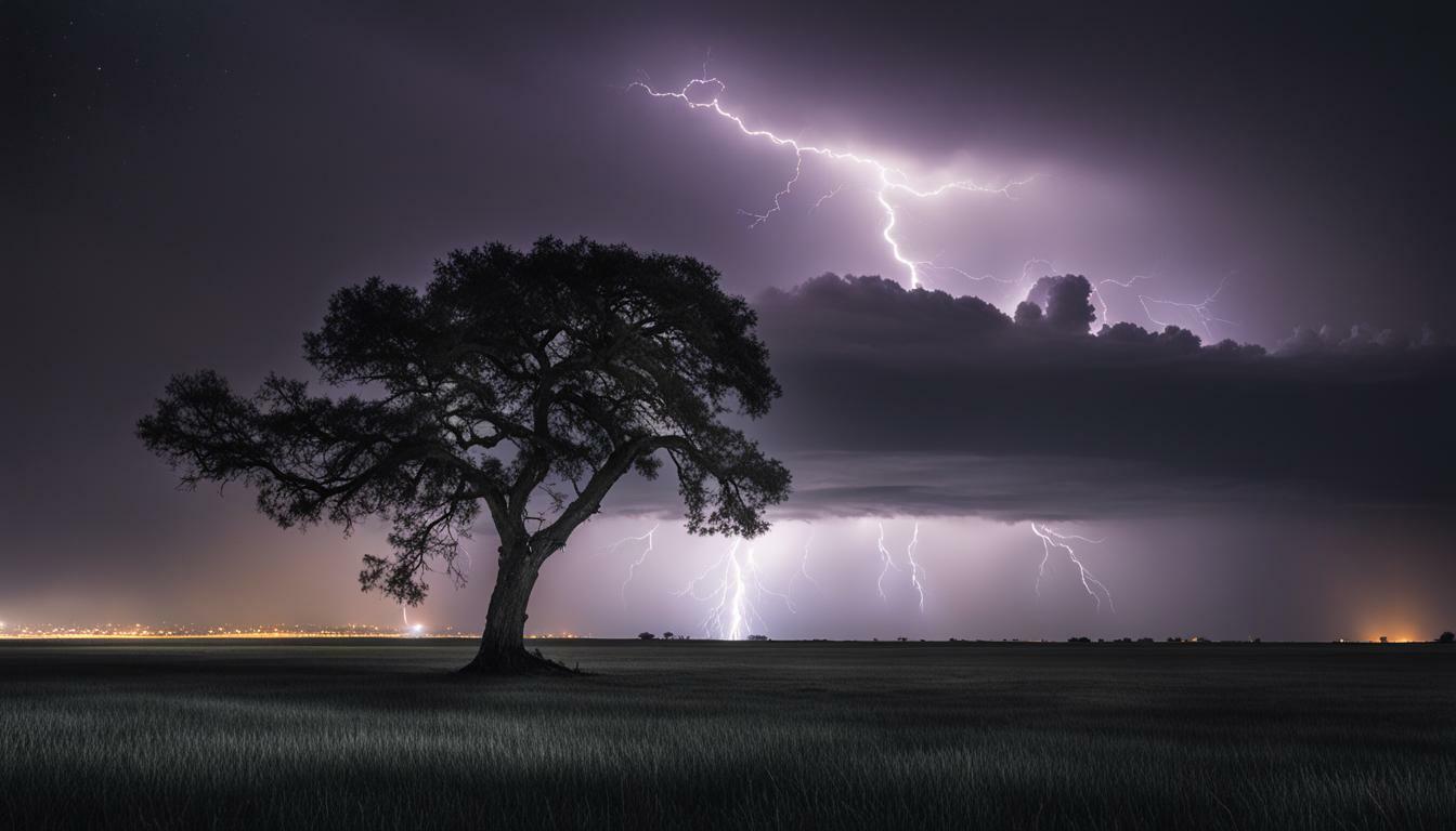 how far is lightning without thunder