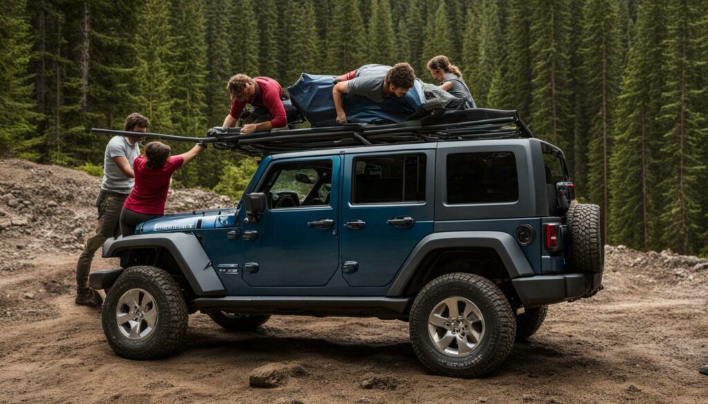 how heavy is a hard top on a jeep