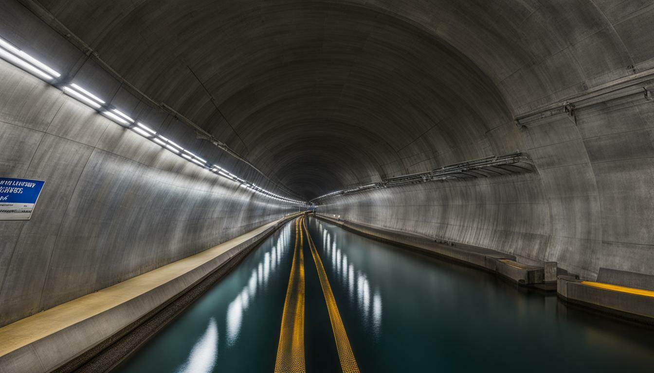 how long is the bart tunnel under the bay