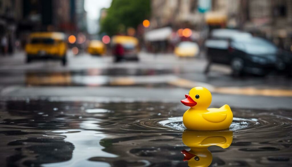 rubber duckies in unexpected places