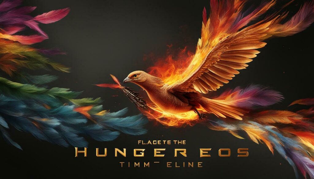 timeline of hunger games books and movies