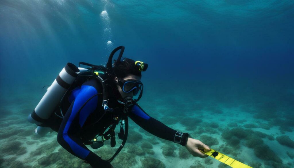 underwater distance measurement