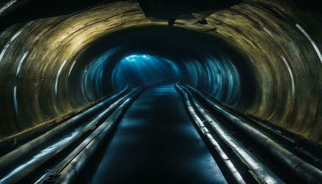 underwater train tunnel