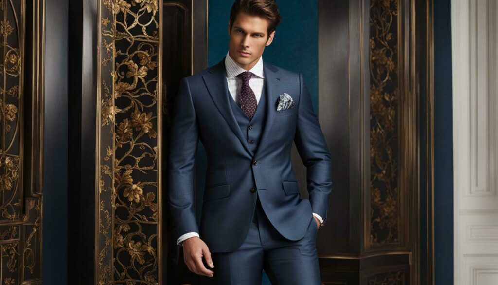 well-tailored suit