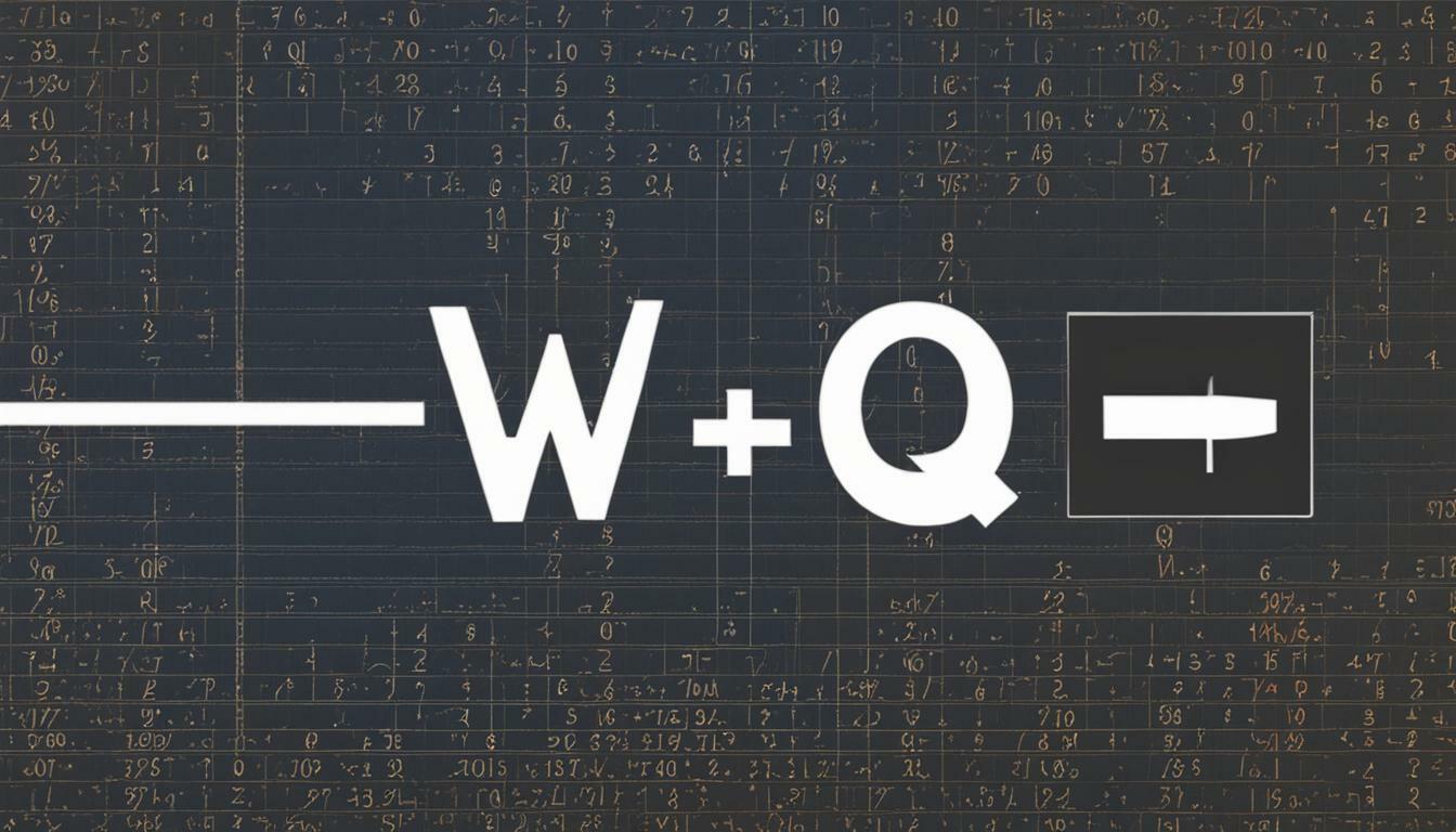 what is the value of w + q