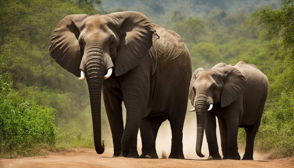 African elephant vs Indian elephant size comparison