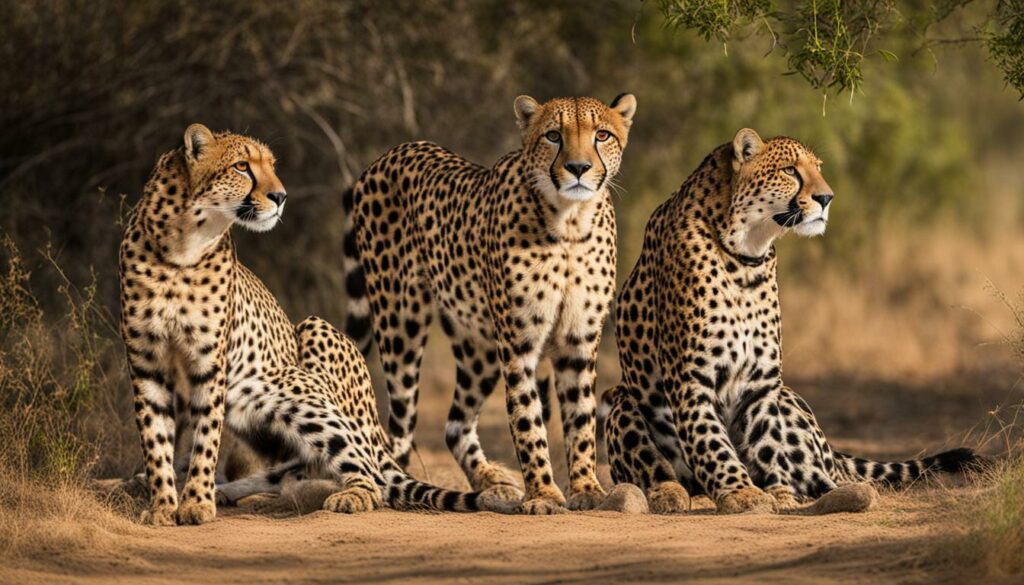 Cheetah and Jaguar size comparison