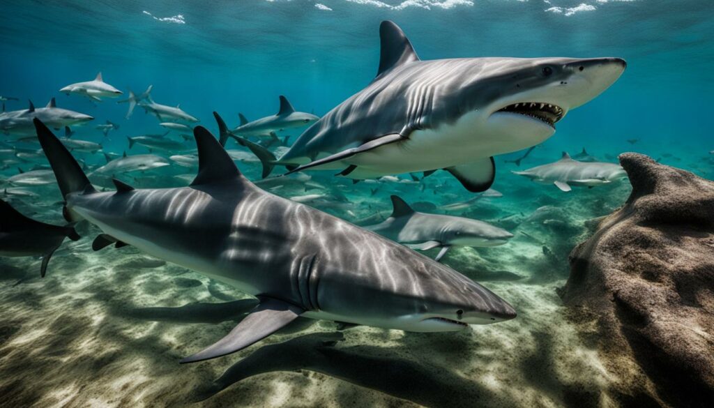Similarities in behavior of sharks and dolphins