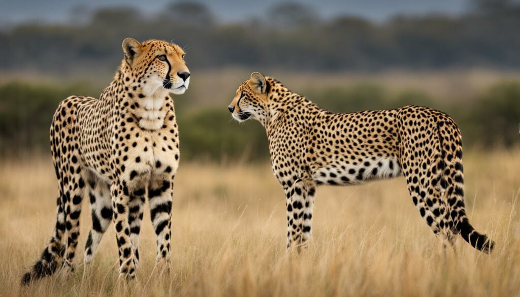 Size Difference Between a Cheetah and a Jaguar