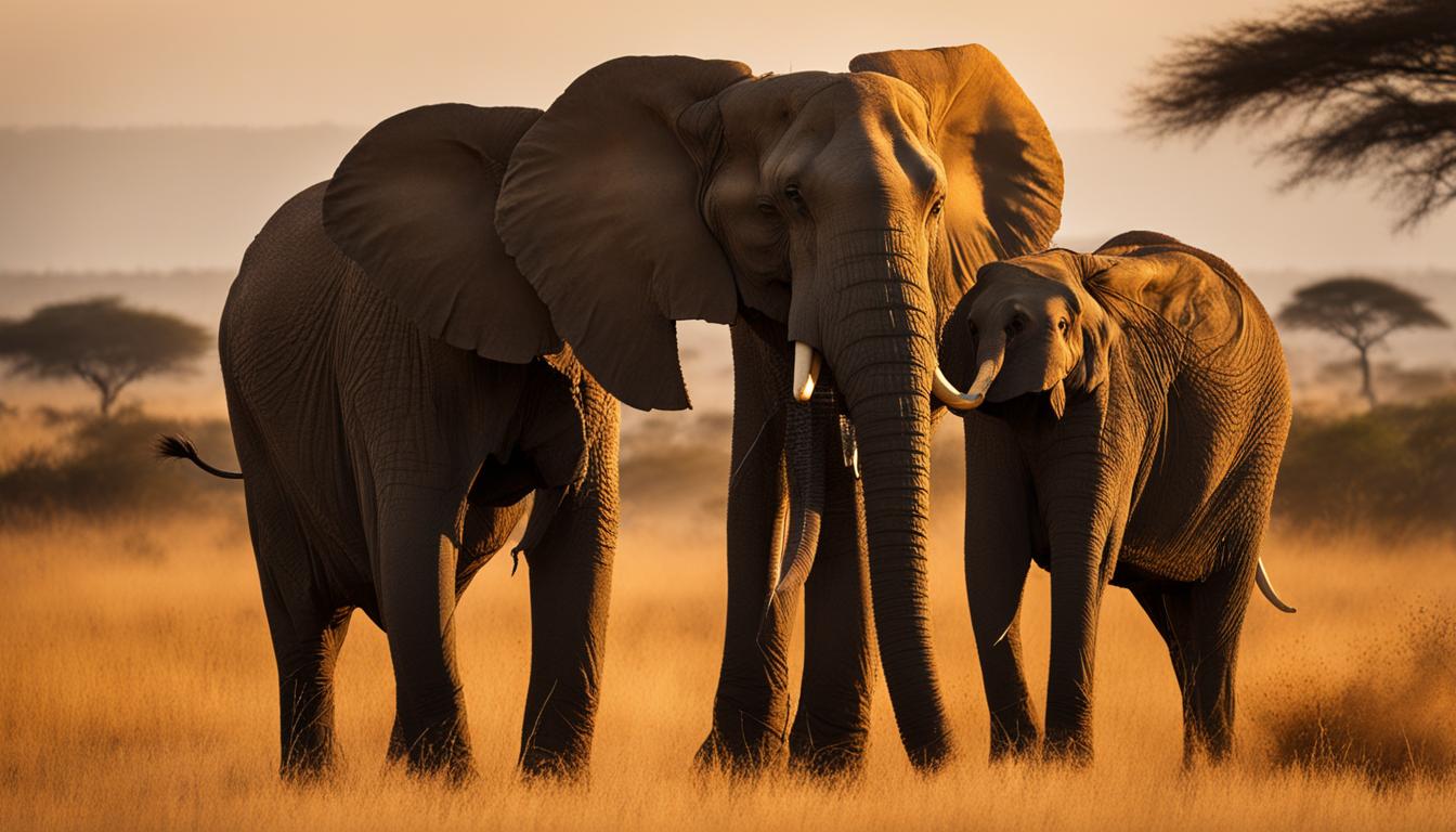 Size disparity of African Elephant and Indian Elephant