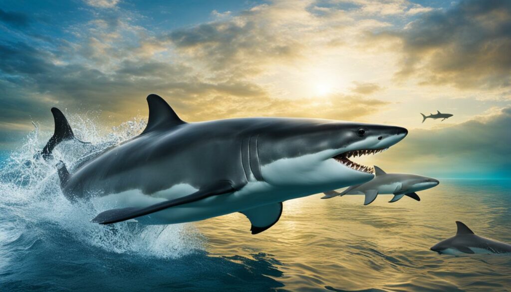 comparable traits of sharks and dolphins