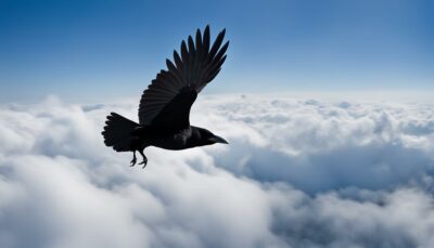 how high can crows fly