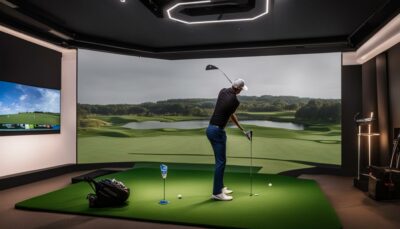 how high ceiling for golf simulator