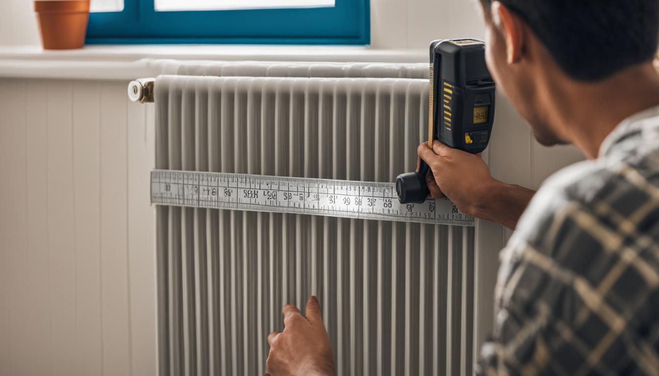 how to measure for a radiator cover