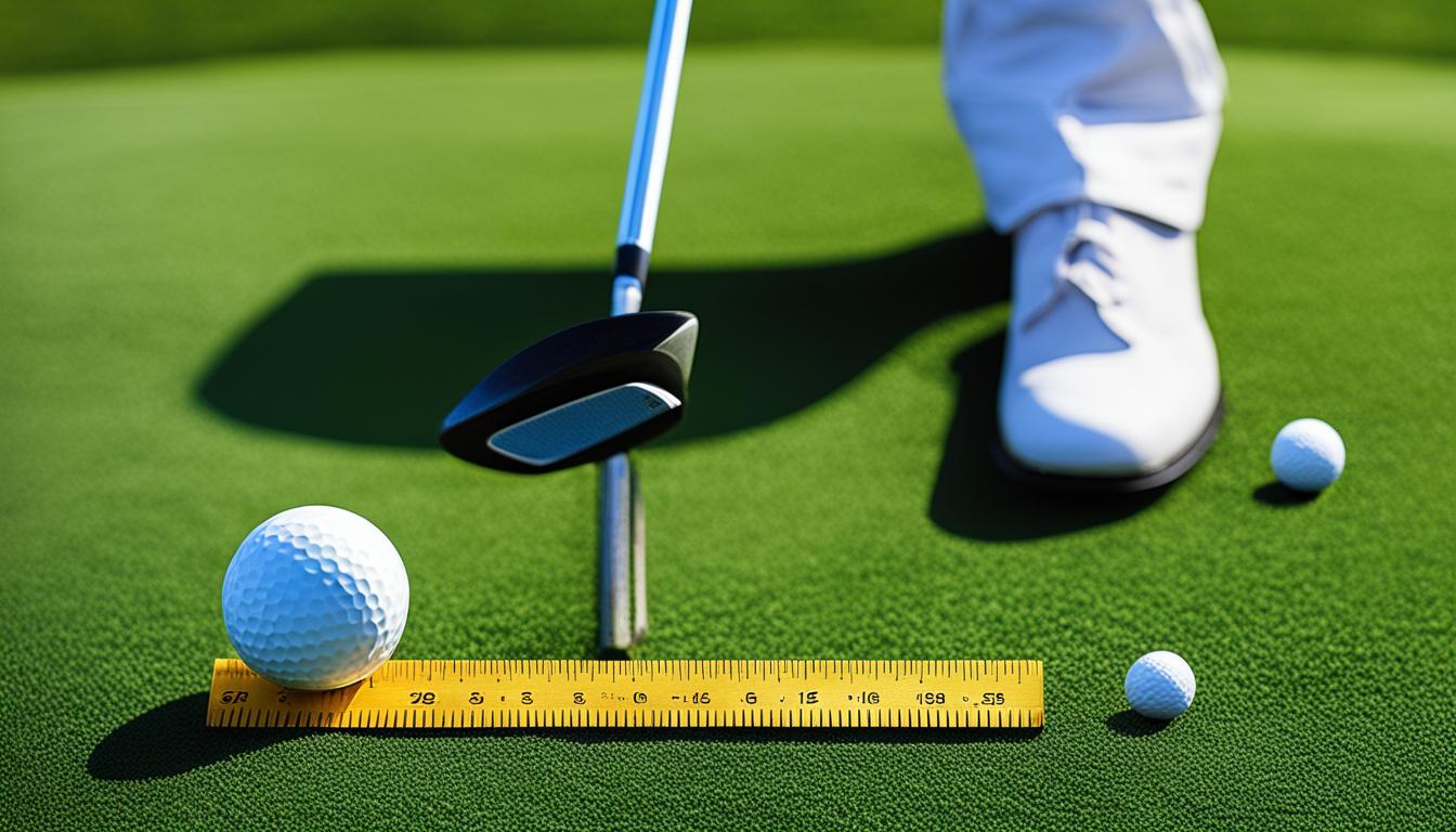 is golf measured in feet or yards