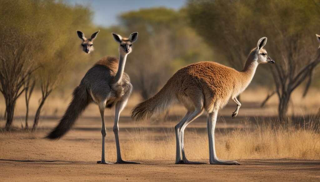 kangaroo-and-ostrich-size-ratio