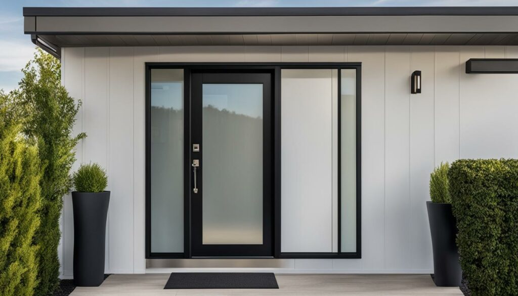 mobile home door design