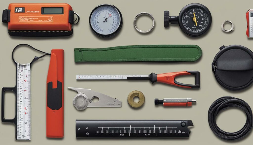 tools for measuring a fell