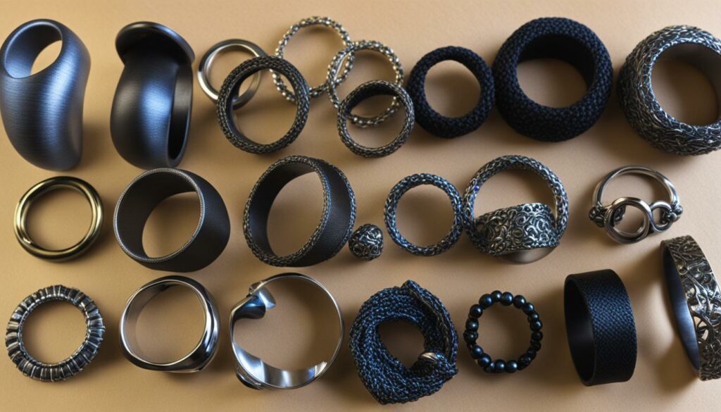 types of cock rings