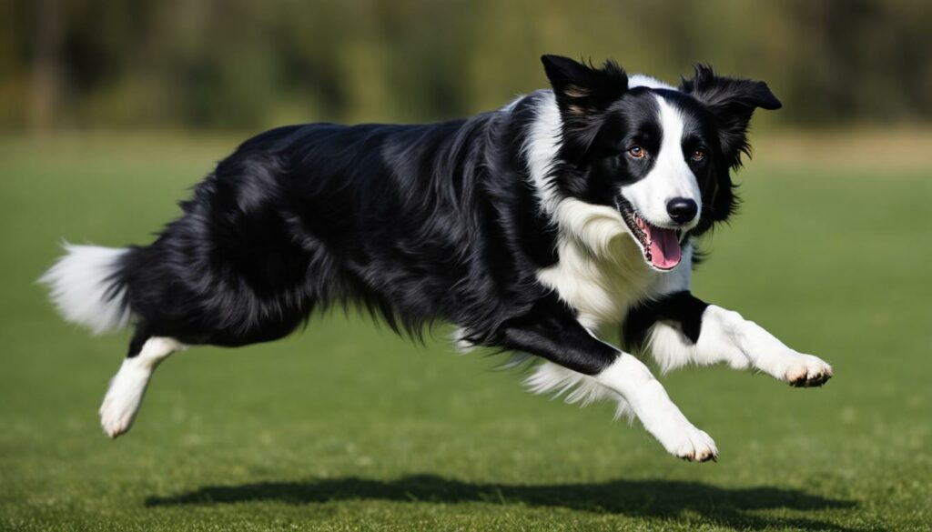 border collie jumping frequency