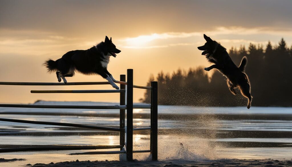 comparison of border collie jumping abilities