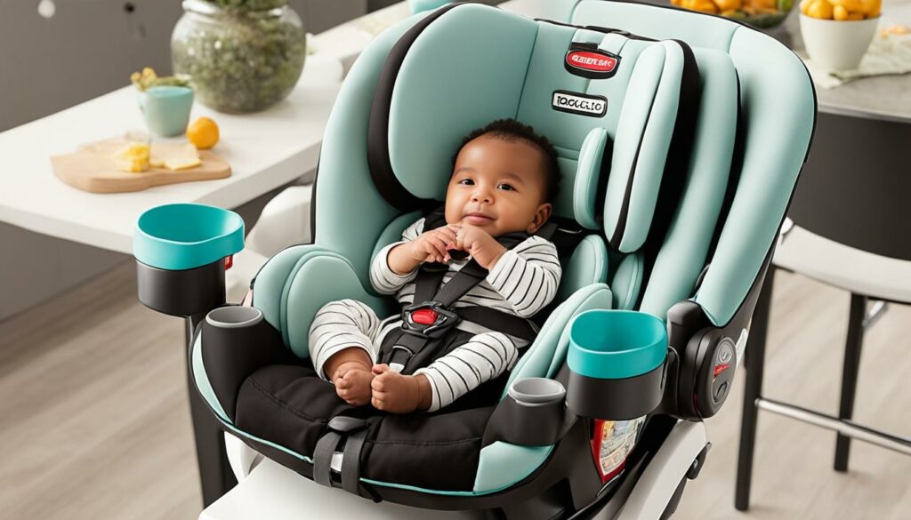 high chair with car seat compatibility