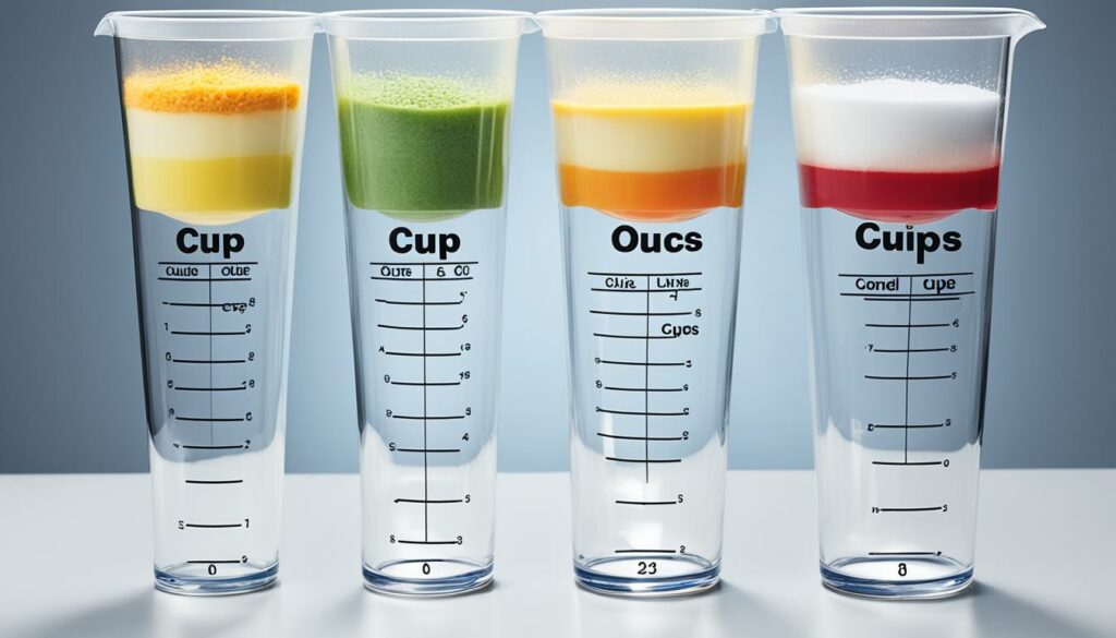 Cups in a fluid ounce